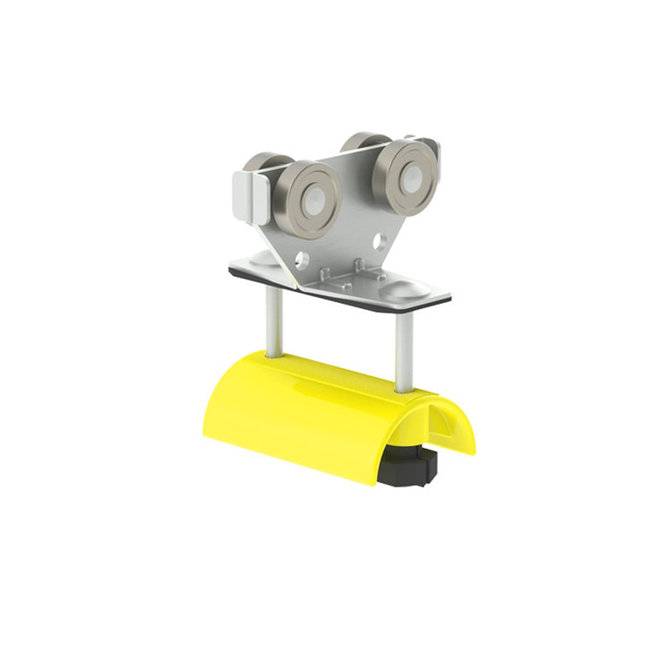 230 Series Festoon Cable Trolley For Flat Cable, Plastic Saddle / Steel Body