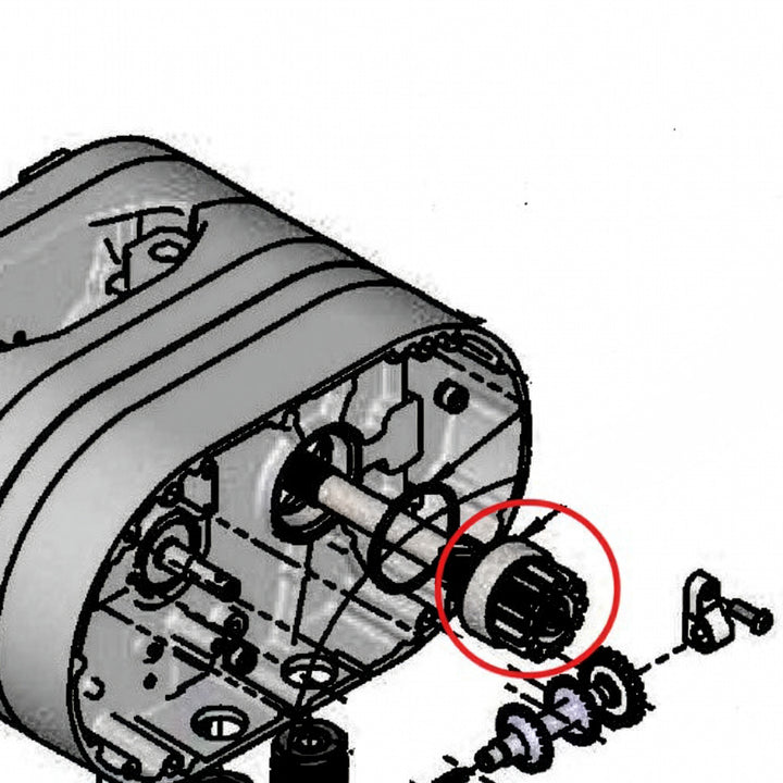 Drive Shaft Assembly V2-AC-12 Ton