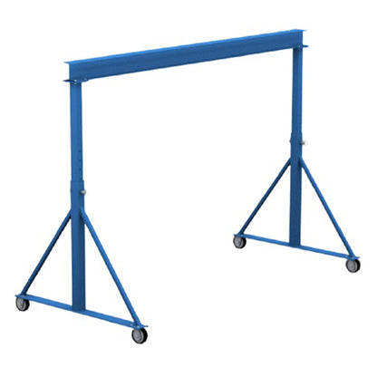 Gorbel® 9 Feet (ft) Minimum Hub (B) and 8 Feet (ft) Span (A) Adjustable Height Steel Gantry Crane