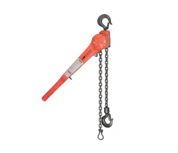 CM® Series 640, 3/4 Ton (t) Capacity and 15 Feet (ft) Standard Lift Puller Lever Tool with Load Limiter