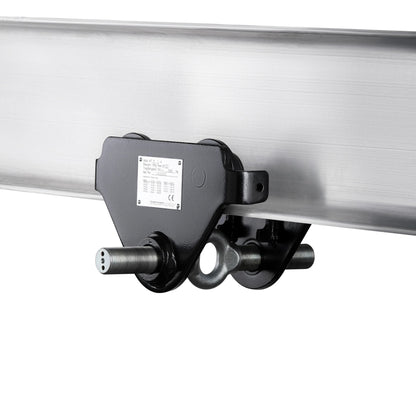 2 Ton (t) Capacity and 6.3 Inch (in) Minimum Flange Width Plain Trolley