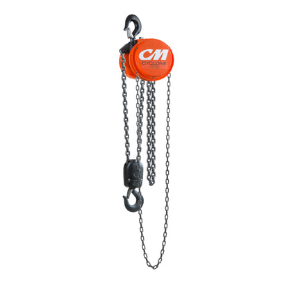 CM® Series 646 Cyclone 4 Ton (t) Capacity and 20 Feet (ft) Standard Lift Hand Chain Hoist