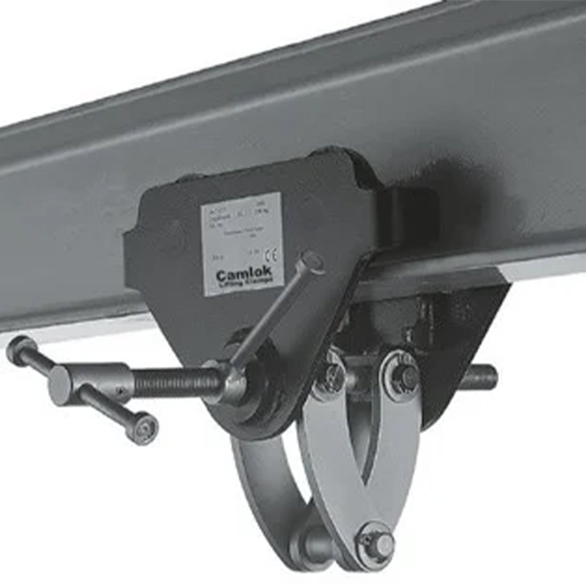 CTP 3 Ton (t) Capacity and 7 7/8 to 12 1/2 Inch (in) I-Beam Flange Range Adjustable Trolley Clamp