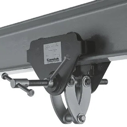 CTP 3 Ton (t) Capacity and 3 to 7-7/8 Inch (in) I-Beam Flange Range Adjustable Trolley Clamp