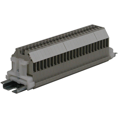 24 Pole Terminal Strip - 30 Amp DIN Mounted