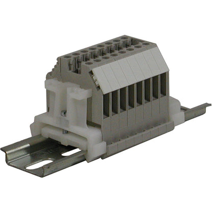 8 Pole Terminal Strip - 30 Amp DIN Mounted