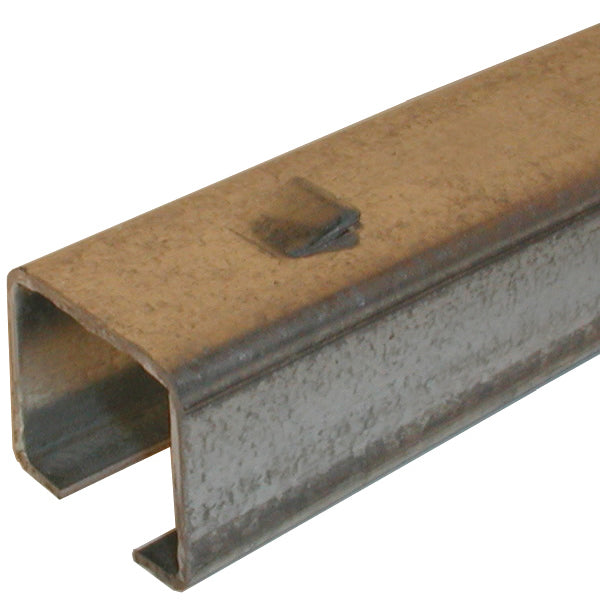 Rolled Stainless Steel Track - 20 ft Section - per foot.