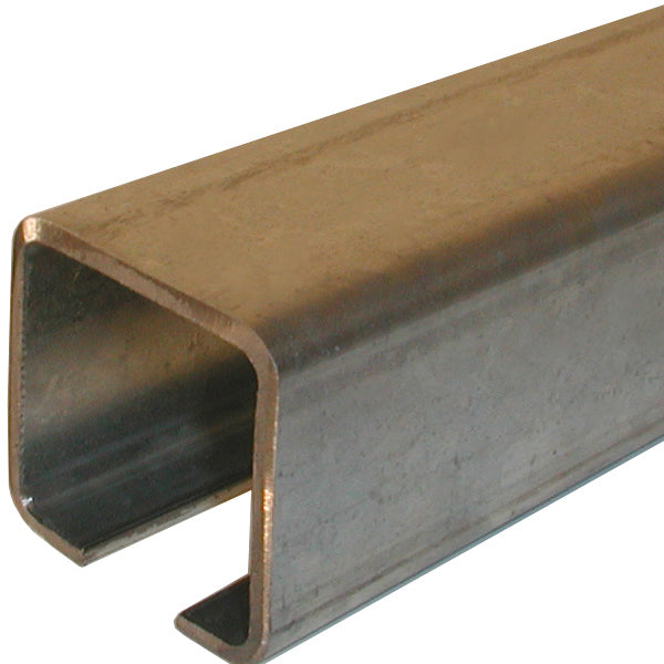 Rolled Stainless Steel Track - 10 ft Section - per foot.