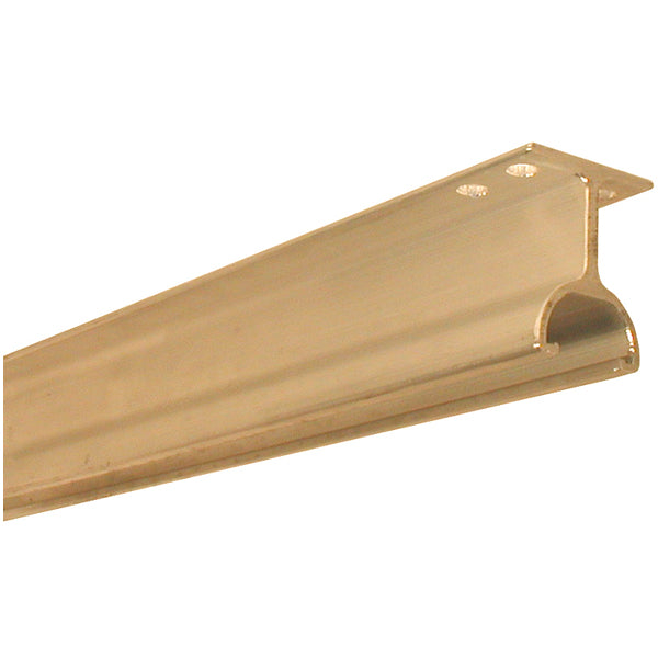 Extruded Aluminum Track - 20 ft Section - per foot.