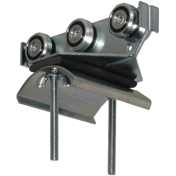 5" Trolley Assembly, 6 Steel Wheels, 3" Diameter Steel Saddle