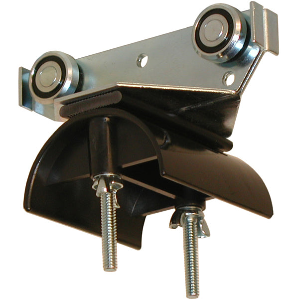 5" SS Trolley Assembly, SS Wheels, 3" Diameter Nylon Saddle