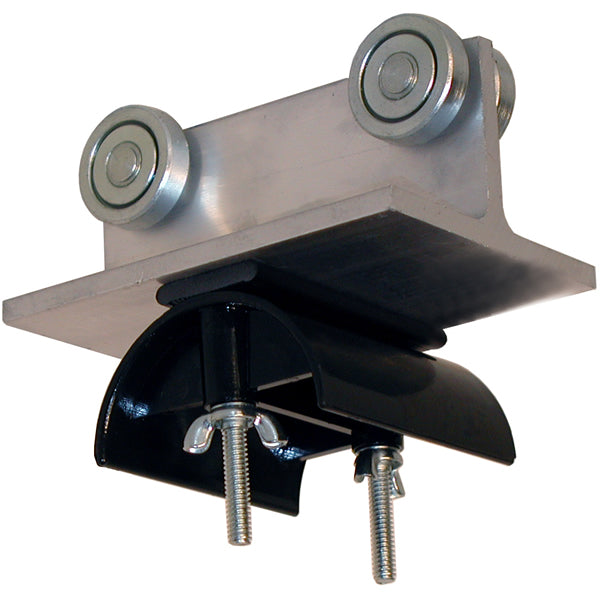 5" Trolley Assembly, Steel Wheels, 3" Diameter Nylon Saddle