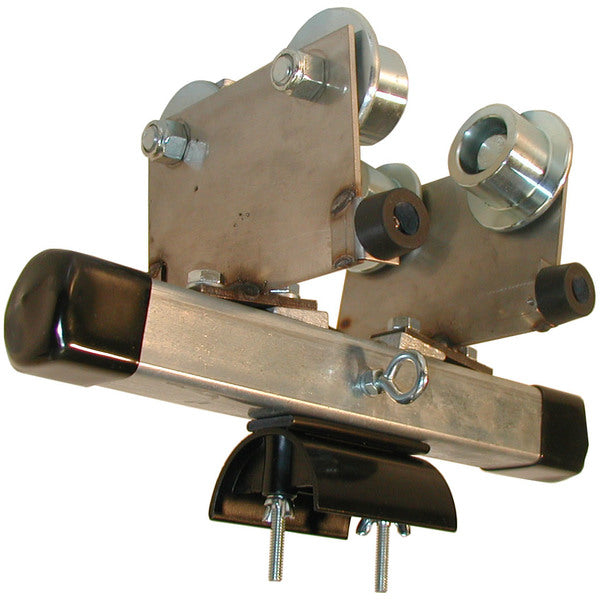 7.5" Stainless Steel Adjustable Trolley with 3" Diameter Nylon Saddle