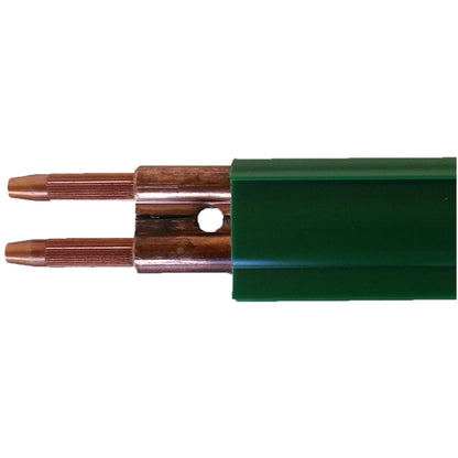 250 Amp - Figure Eight Rolled Copper/Galvanized - 10 ft. Section