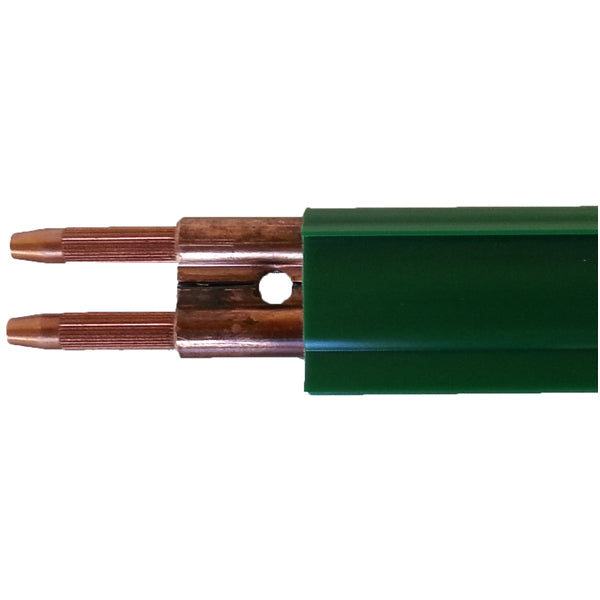 250 Amp - Figure Eight Rolled Copper/Galvanized - 10 ft. Section