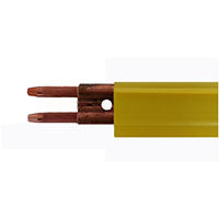 350 Amp - Figure Eight Rolled Electrolytic Copper - 10 ft. Section