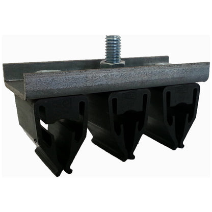 Plastic Triple Hanger Assembly - Snap-In Type - 1.5" Centers
