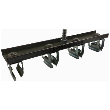 Steel Four Gang Hanger Assembly - Snap-In Type - 3.0" Centers