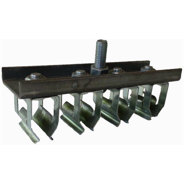 Steel Four Gang Hanger Assembly - Snap-In Type - 1.5" Centers