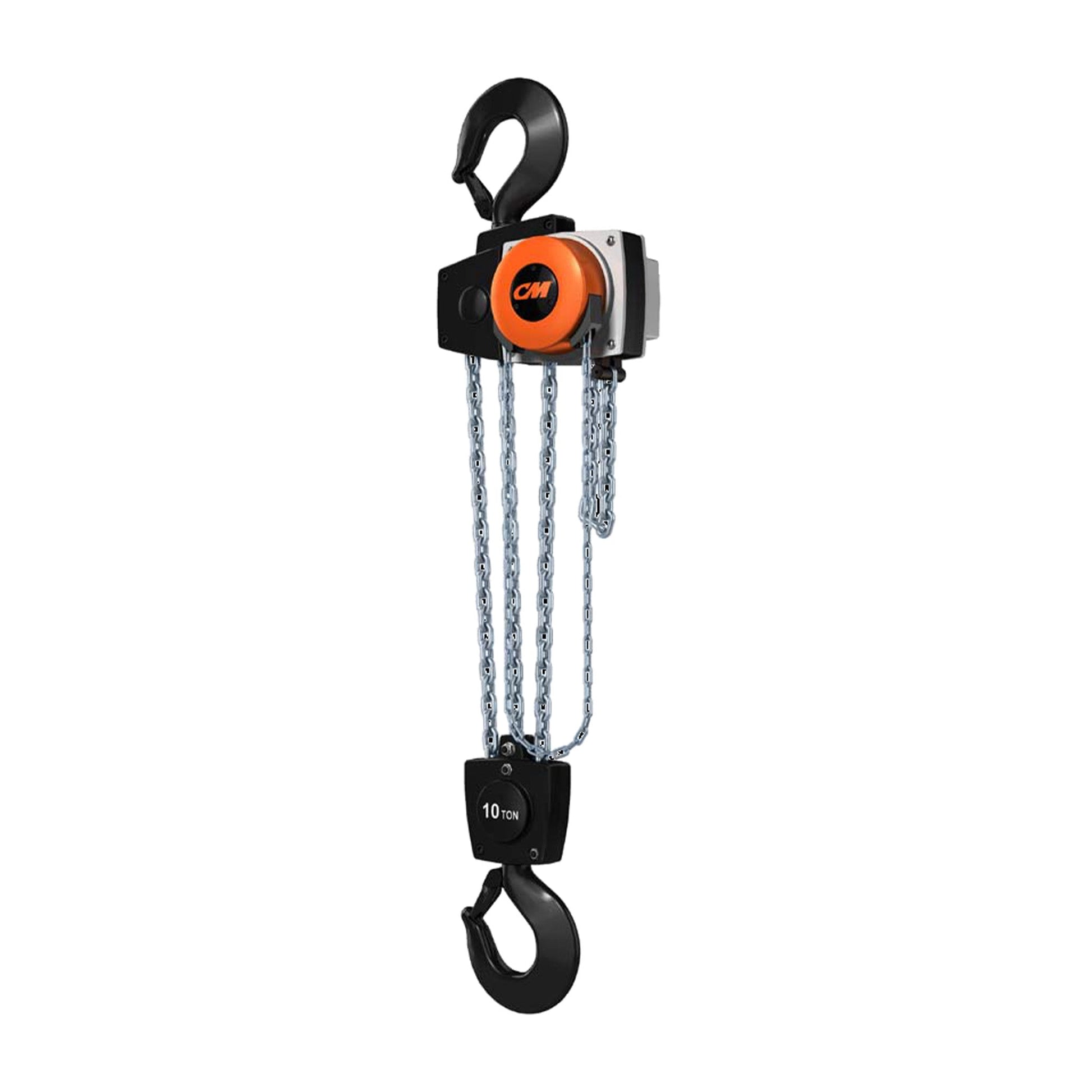CM® Hurricane 360 Degree 10 Ton (t) Capacity 10 Feet (ft) Standard Lift Hand Chain Hoist