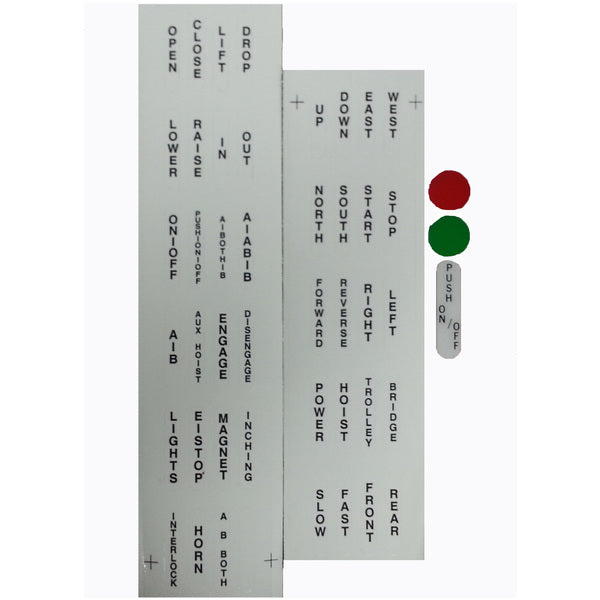 L & PPS Legend Plate Set