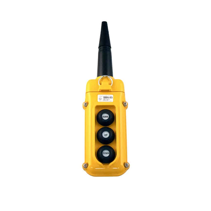 SBN Pendant Pushbutton Station, 3-Button, All Single-Speed