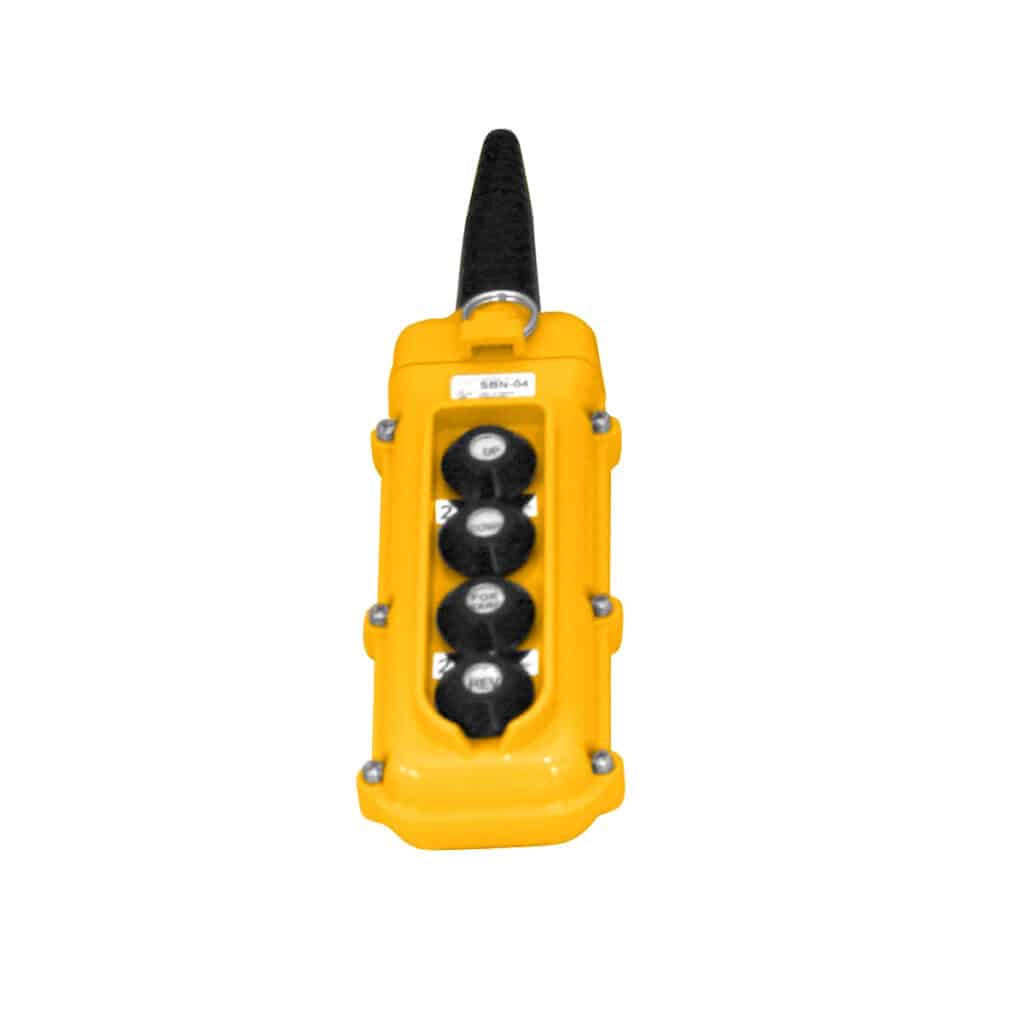 SBN Pendant Pushbutton Station, 4-Button, All Single-Speed
