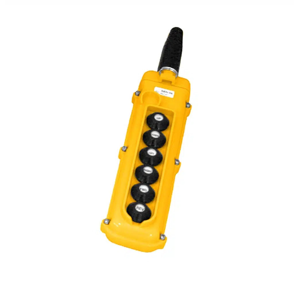 SBN Pendant Pushbutton Station, 6-Button, All Three-Speed