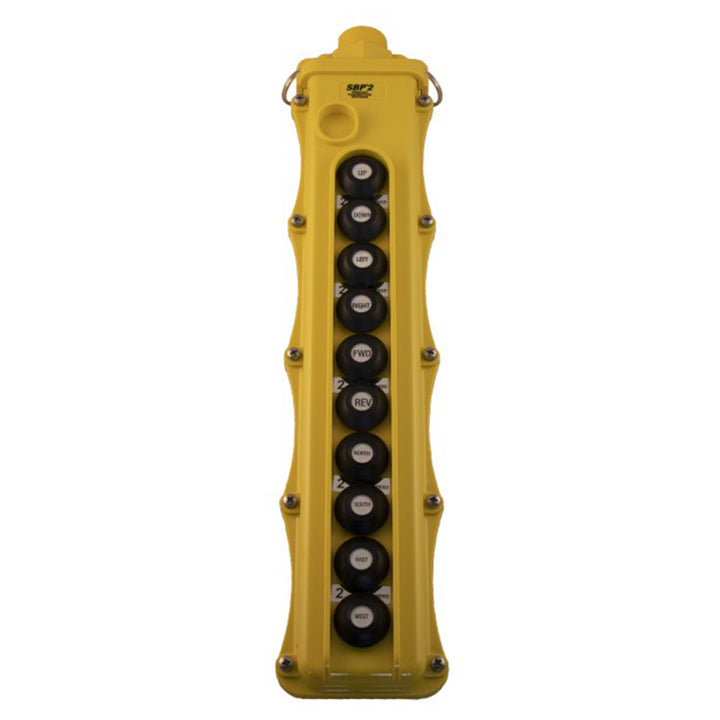 SBP2 Pendant Pushbutton Station, 10-Button, All Three-Speed