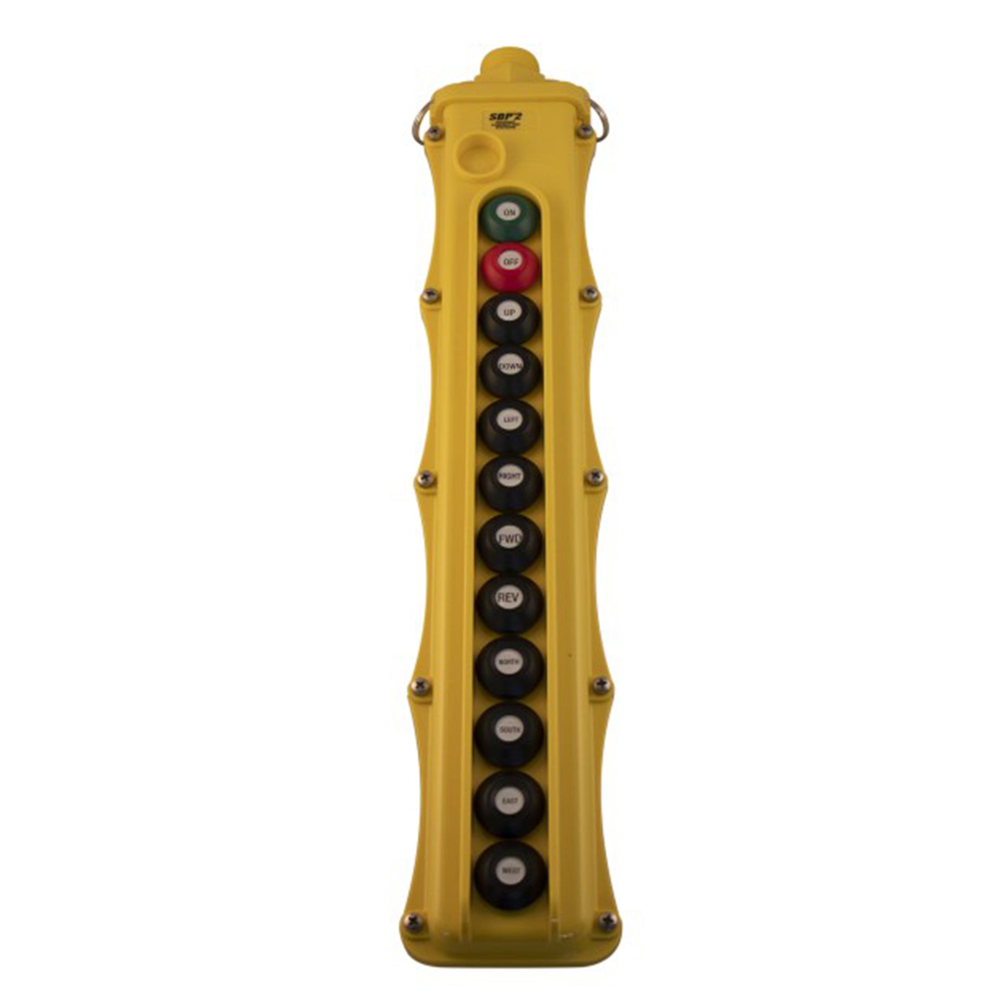 SBP2 Pendant Pushbutton Station, 12-Button, (10) Two-Speed with Momentary On/Off