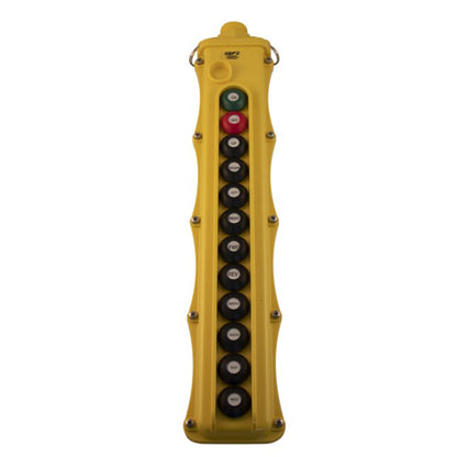 SBP2 Pendant Pushbutton Station, 12-Button, (10) Two-Speed with Momentary On/Off