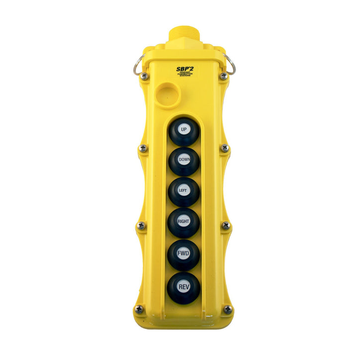 SBP2 Pendant Pushbutton Station, 6-Button, All Three-Speed