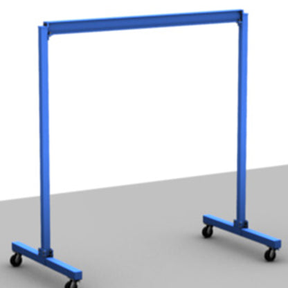 Gorbel® 20 Feet (ft) Hub (B) and 8 Feet (ft) Span (A) Fixed Height Steel Gantry Crane