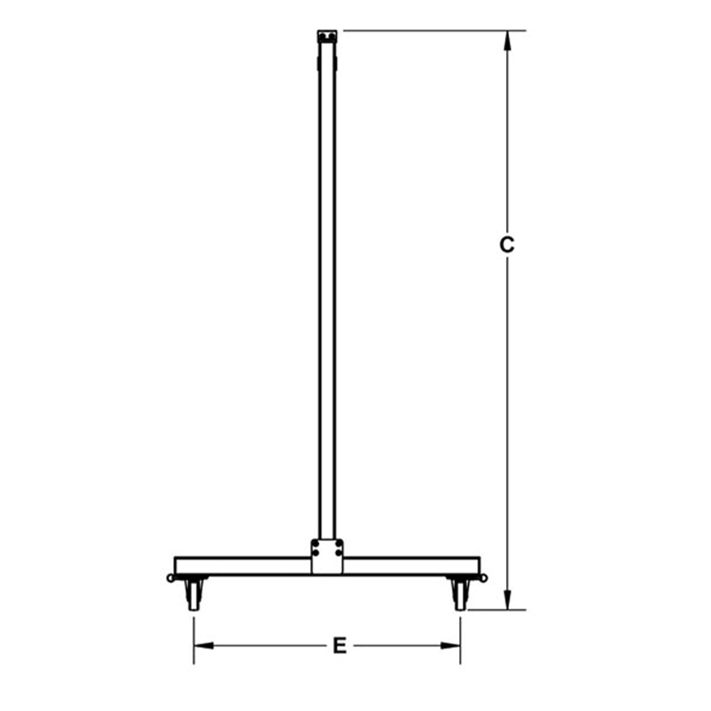 Fixed Steel Gantry Crane Dimesion Chart 2