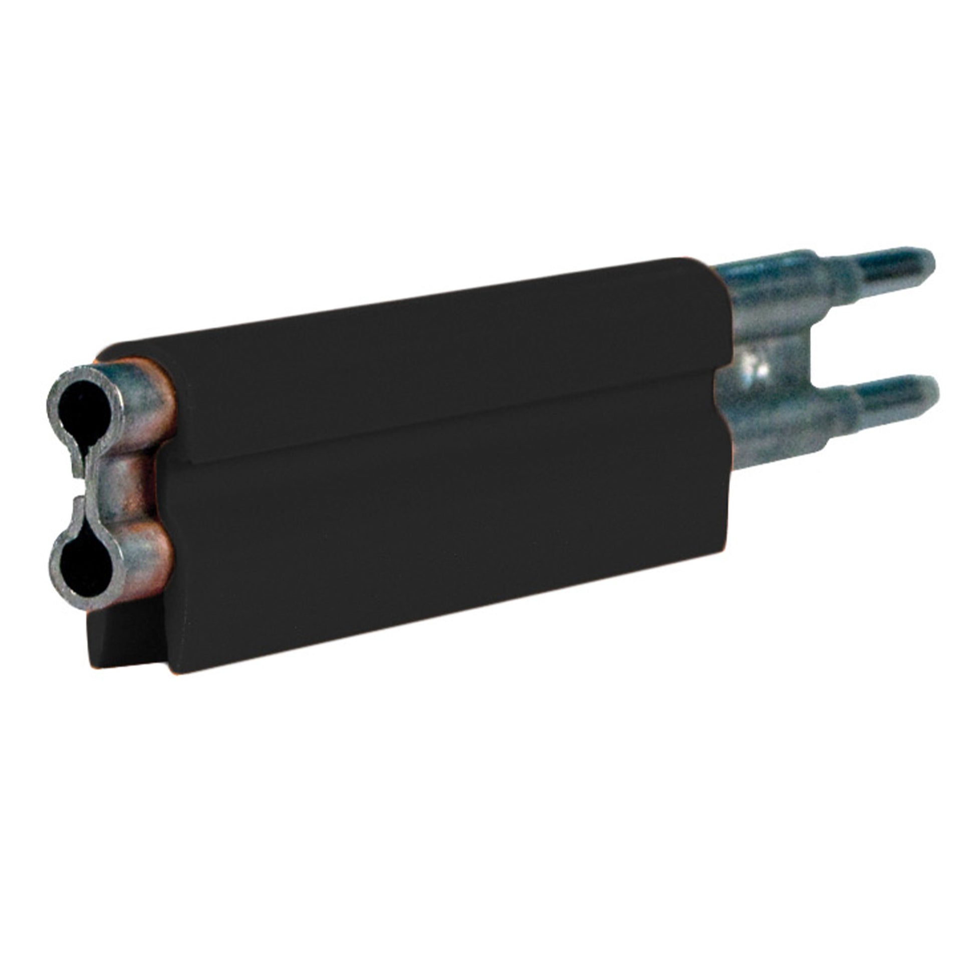 8-Bar Conductor Bar, 110A, Galvanized Steel, Black UV Resistant PVC Cover, 10FT Length