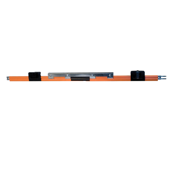 8-Bar Expansion Section, 110A, Galvanized Steel, Orange PVC Cover, 10FT Length