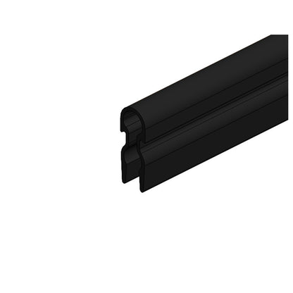 8-Bar Conductor Bar Cover, Black UV Resistant PVC, 9FT x 10.5inch