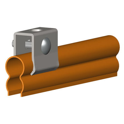 8-Bar End Cap, Polyester High Heat For 110A, 250A, and 350A Bar, 6 inch Length
