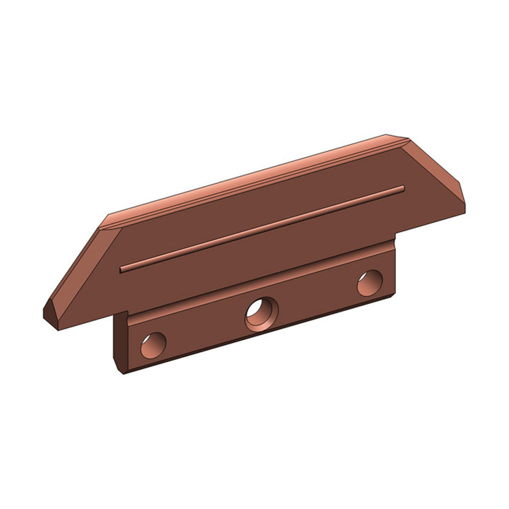 8-Bar, Collector Shoe, 30A, Copper Graphite, 3 inch L