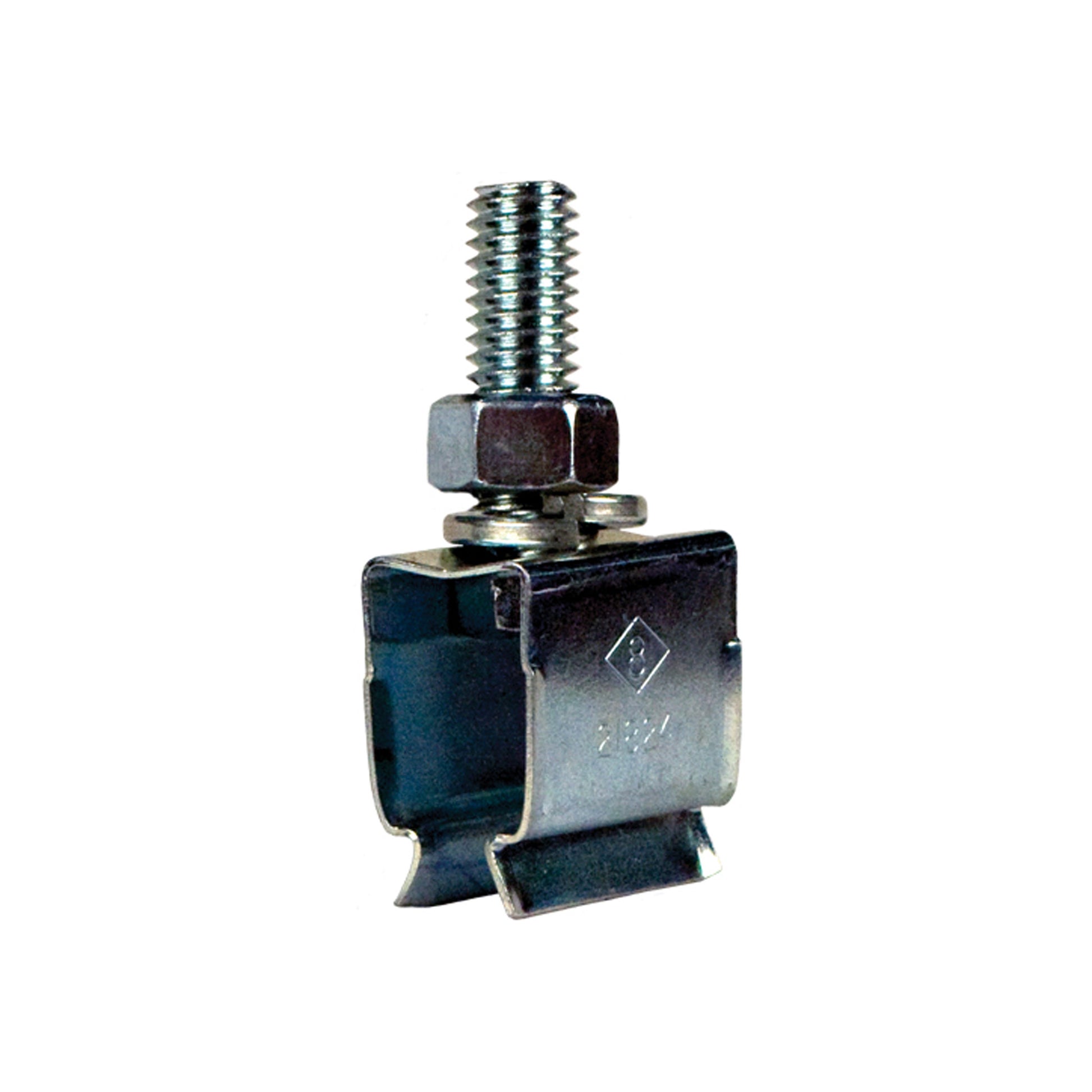 8-Bar, Hanger Clamp, Steel Snap-in, w/o Insulator, Plated Steel
