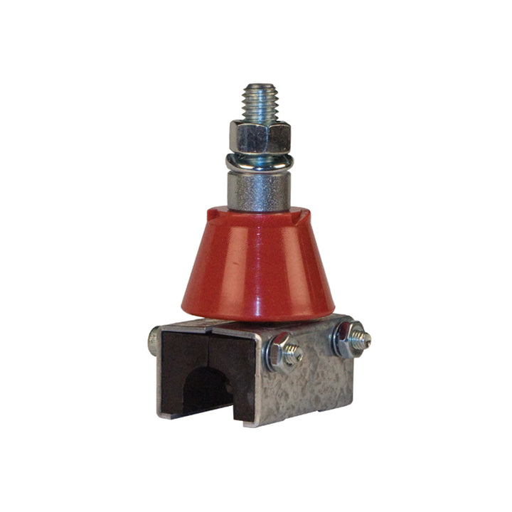 8-Bar, Anchor Clamp, With Insulator, Plated Steel