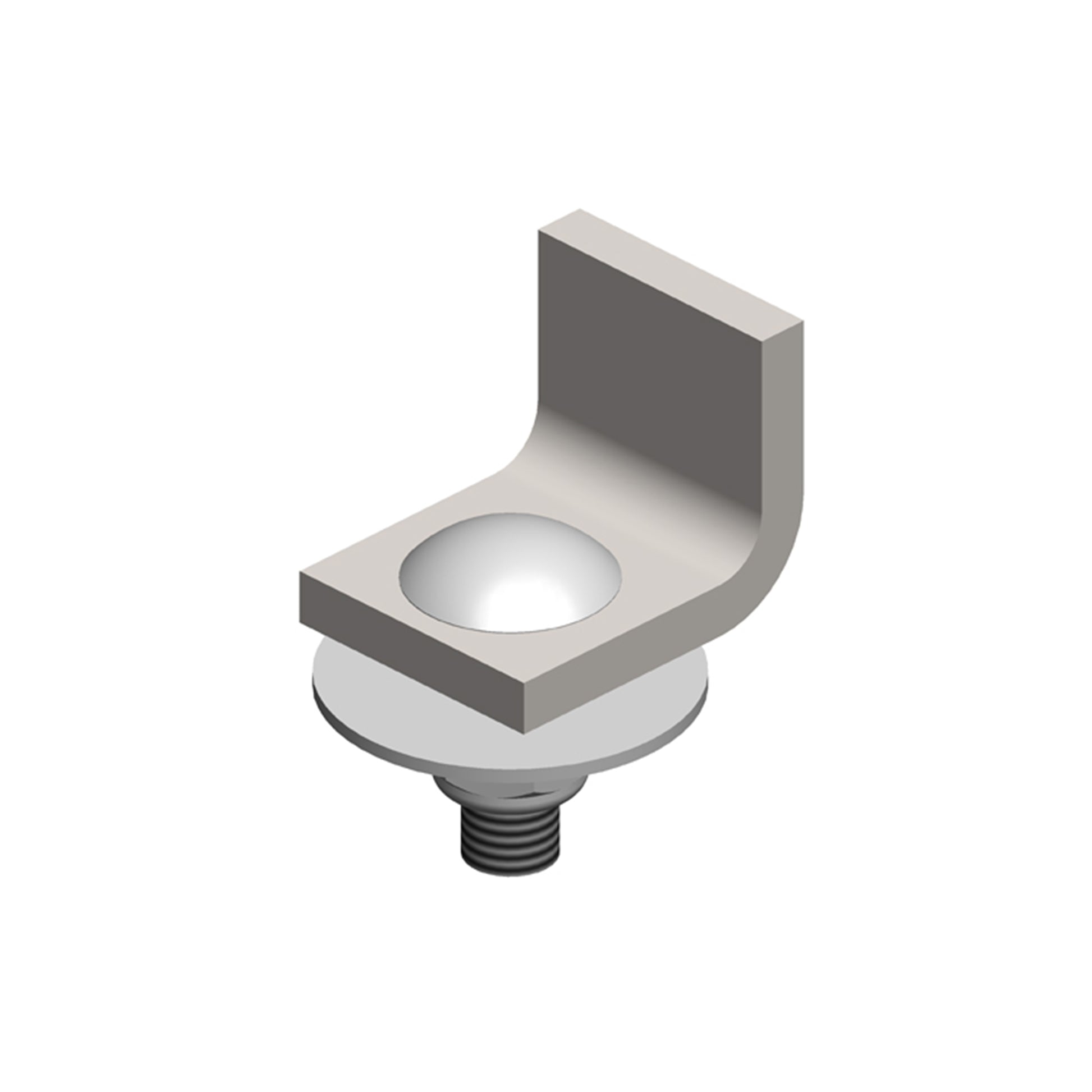 Standard Duty C-Track Festoon End Stop, Stainless Steel