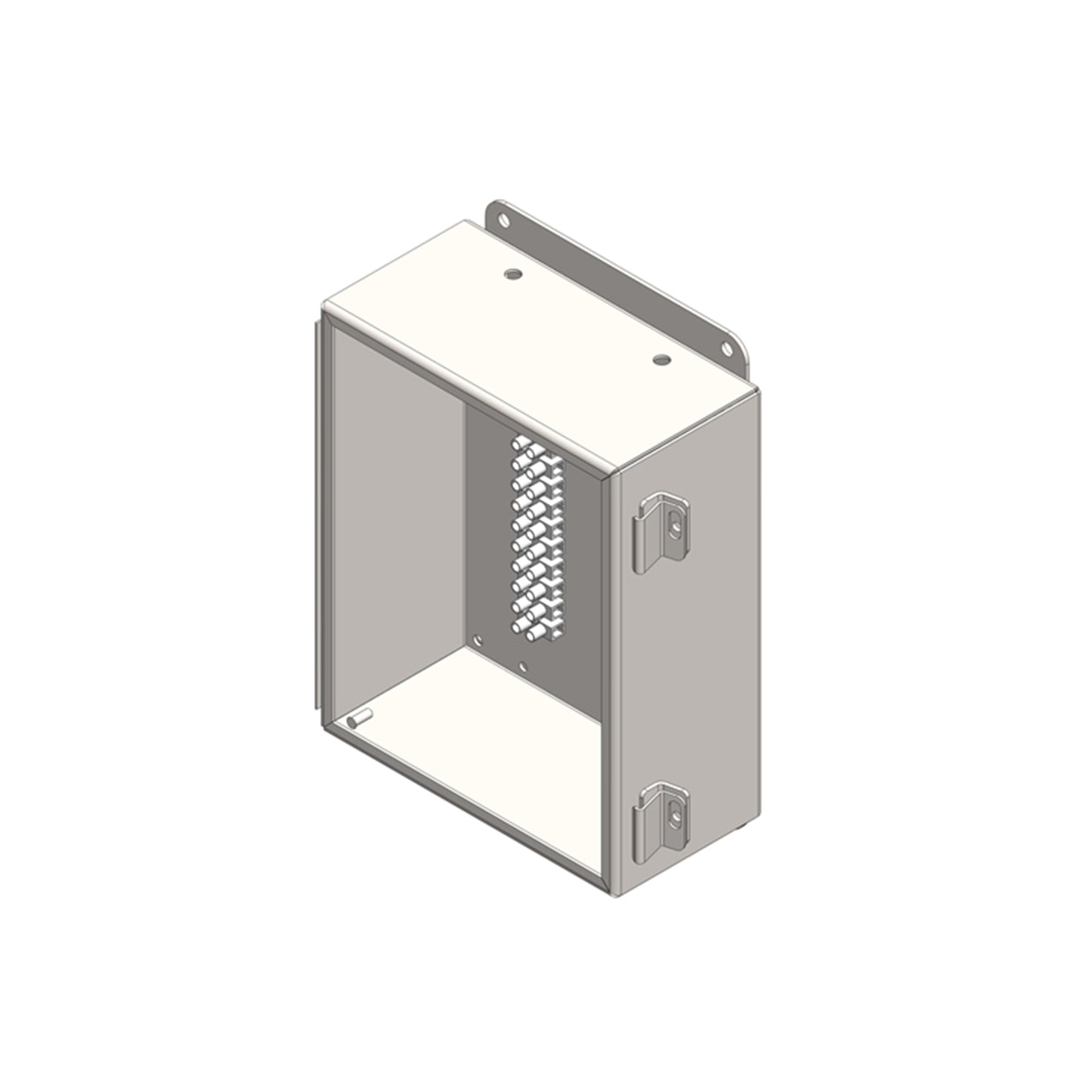 Junction Box, NEMA 12, With Terminals For 12-Pole Control, 10" x 8" x 4"