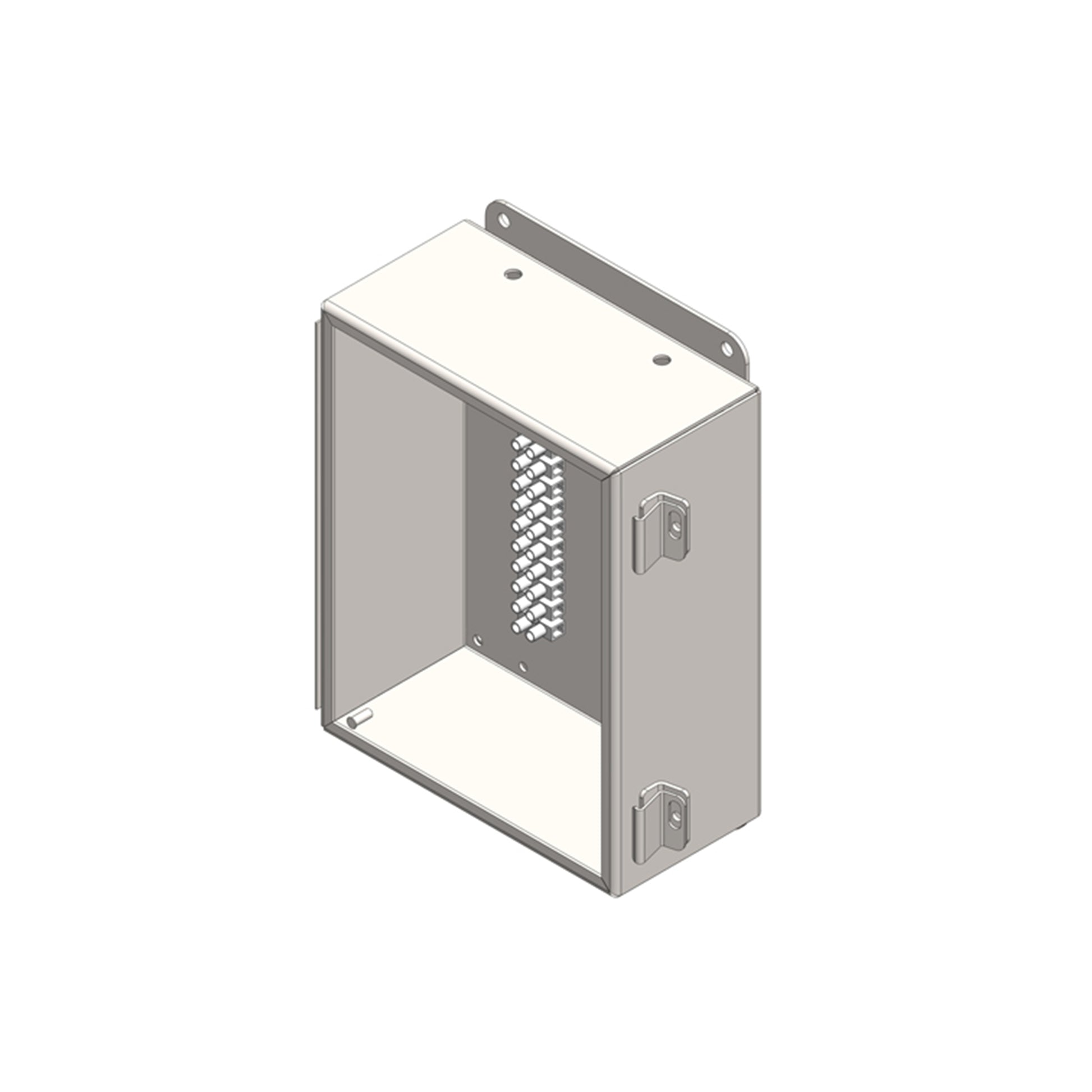 Junction Box, NEMA 12, With Terminals For 12-Pole Control, 10" x 8" x 4"