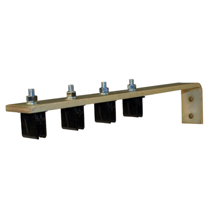 8-Bar, Bracket, Web, with Hangers, Polycarbonate Snap-in Hangers, 4 conductor, 5 inch L Brkt