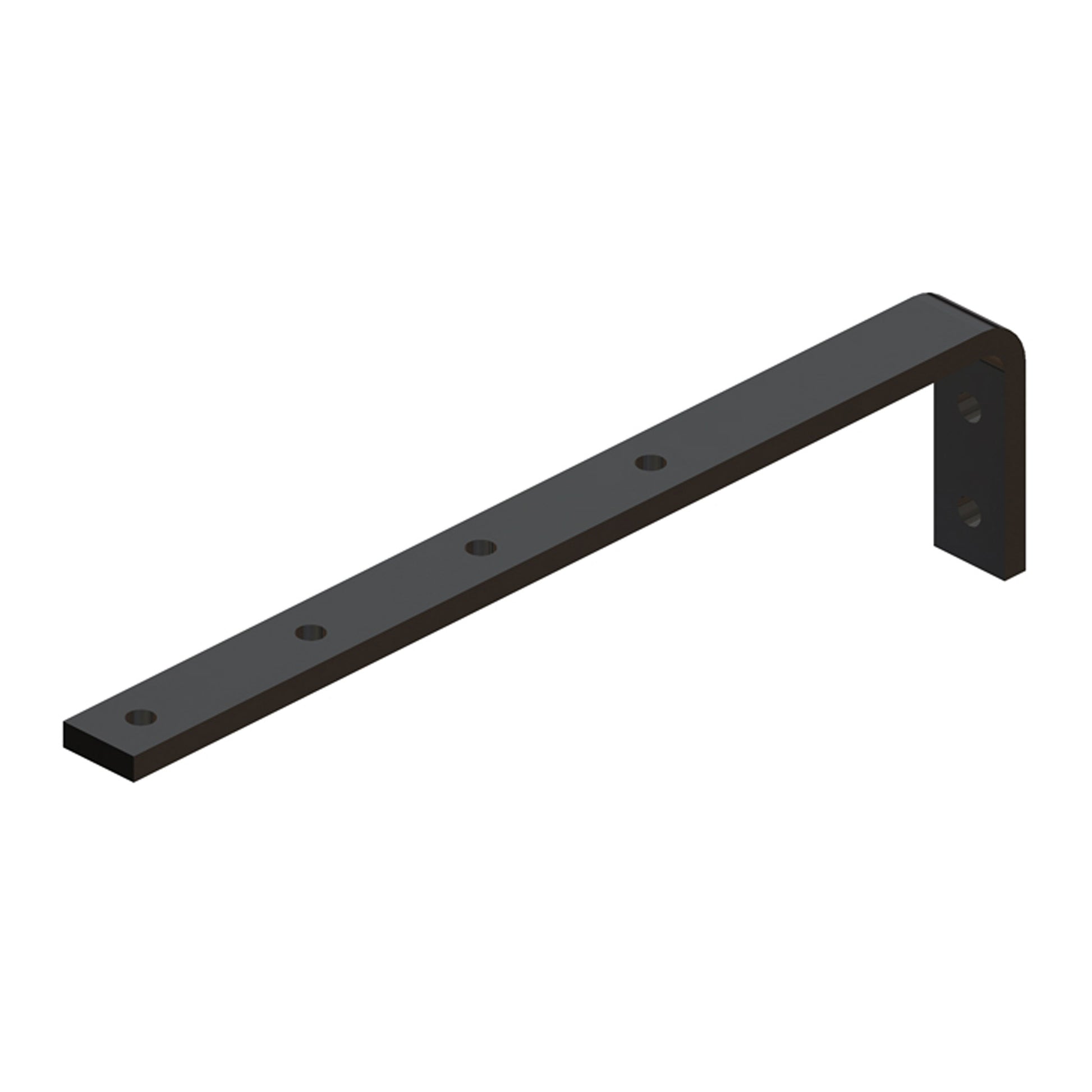 8-Bar, Bracket, Web, Four Hanger Holes, Stainless Steel, 15.75 L