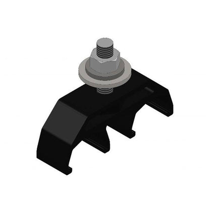 Safe-Lec 2 Hanger Clamp, 2-Pole, Standard Heat, Black Acetyl