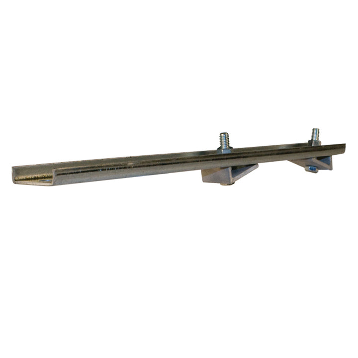 8-Bar, Bracket, Flange, Universal, Galv Steel, with Beam Clips, 24 inch L