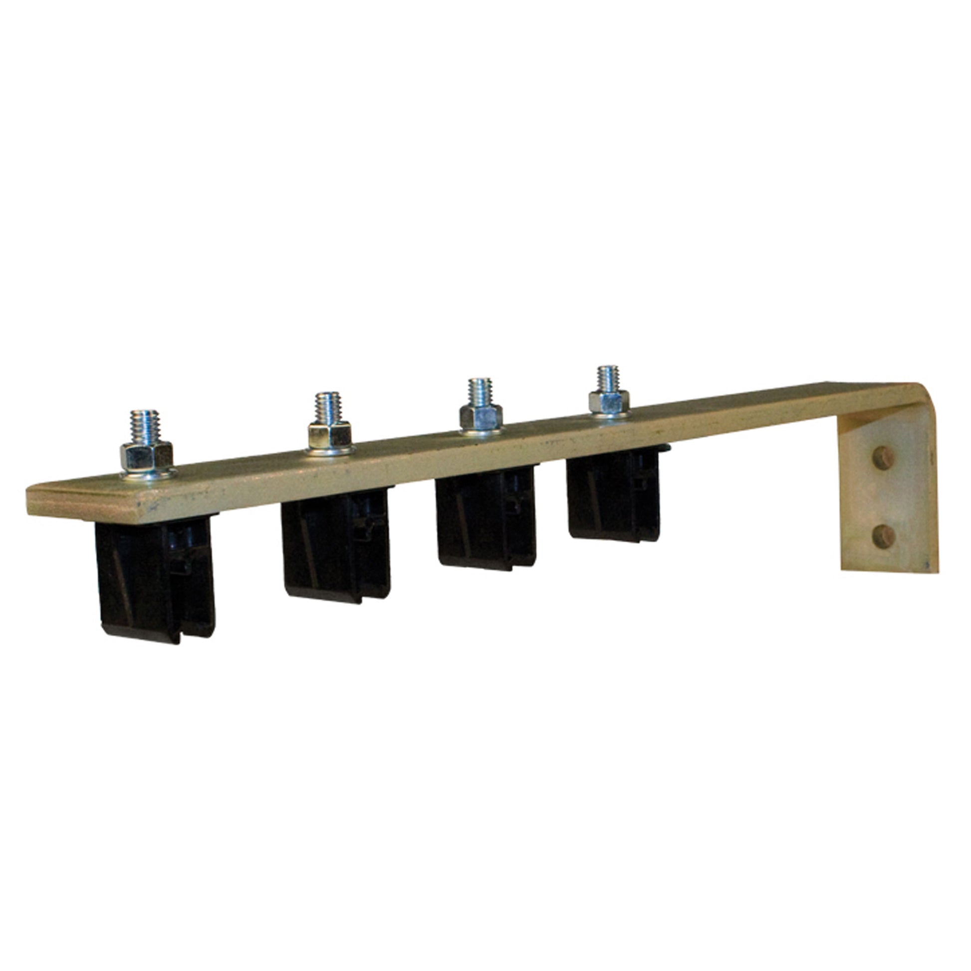 8-Bar, Bracket, Web, with Hanger Clamps, 4 Plastic Snap-in, 3 inch OC, 19 inch L