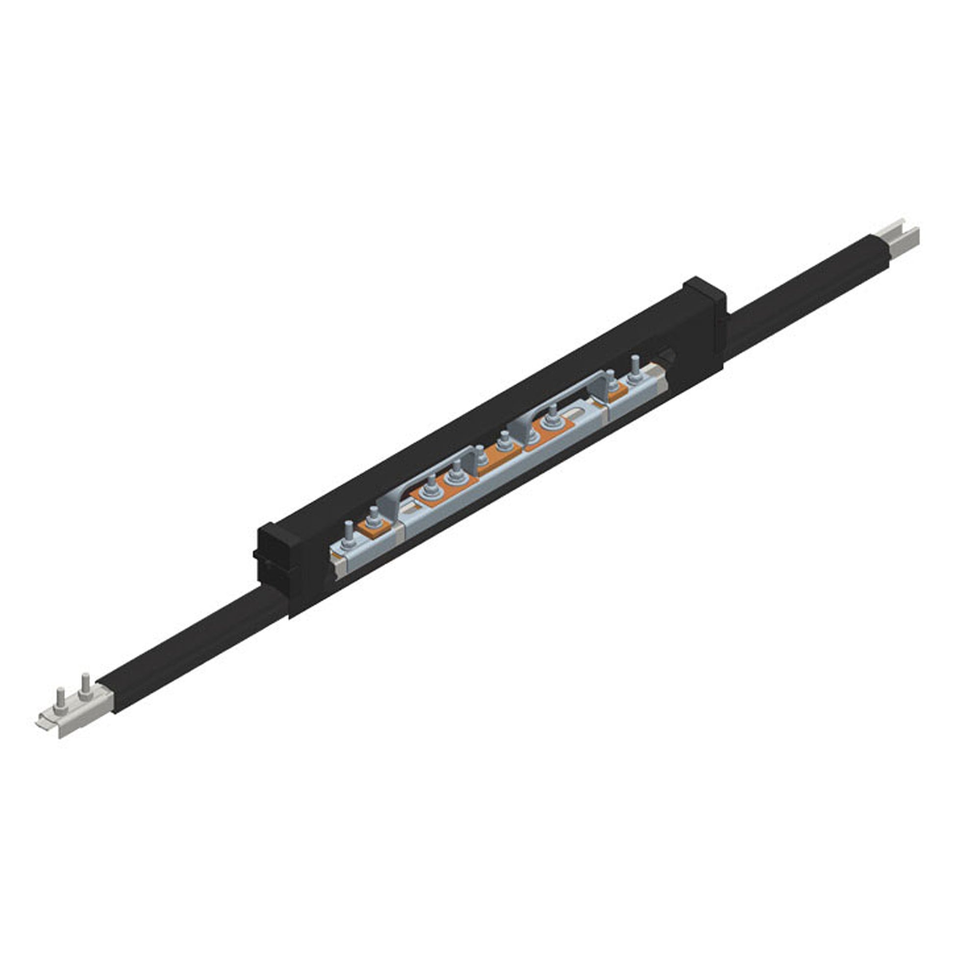 Safe-Lec 2 Expansion Section, 125A Galv, Black UV Resistant PVC Cover, 4.5M